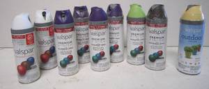 lot 734 image: Valspar Spray Paint