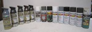 lot 735 image: Rustoleum Spray Paint &amp Primer