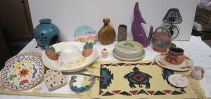 lot 759 image: Lot of Southwest Tableware &amp Decor