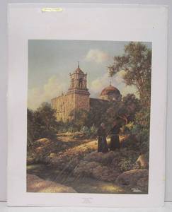 lot 773 image: Sharing the Faith print by Larry Dyke