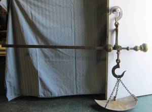 lot 776 image: Antique Cotton Scale