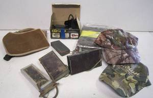 lot 807 image: Solar panels & hunting items