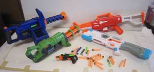 lot 815 image: Lot of Assorted Foam Dart Guns