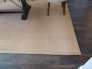 lot 35 image: Pottery Barn Sisal Rug with Latex Back