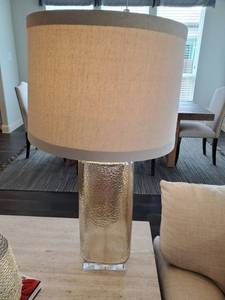 lot 65 image: Mercury Glass Table Lamp