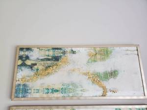 lot 88 image: Framed Giclee on Canvas with Gold Leaf Embellishments
