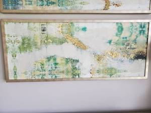 lot 89 image: Framed Giclee on Canvas with Gold Leaf Embellishments