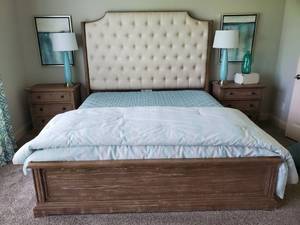 lot 94 image: Stanley King Size Bed Frame