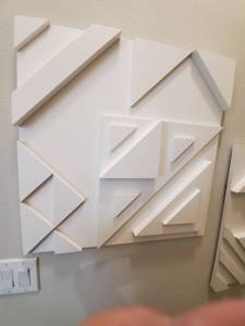 lot 109 image: Signed Wood Wall Sculpture by Stephane Fointaine