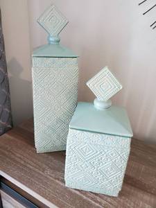 lot 53 image: Pair of Lidded Containers