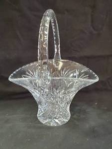 lot 35 image: Cut Glass Basket