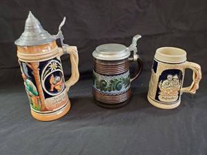 lot 39 image: Three German Steins