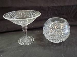 lot 54 image: Pair of Cut Glass Dishes