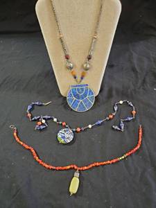 lot 70 image: Vintage Jewelry - Ethnic Inspired, Cloisonne