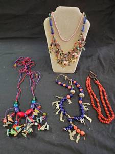 lot 75 image: Vintage Whimsy Necklaces