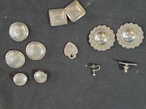 lot 84 image: Vintage Looks Like Sterling But Not Marked Group of Jewelry