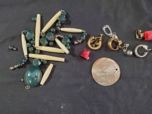 lot 88 image: Broken Jewelry or No Match for Earrings