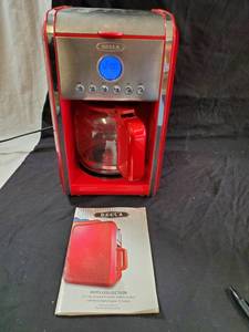 lot 92 image: Red Bella 12 Cup Programmable Coffee Maker