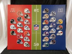 lot 107 image: Official NFL Print on Canvas
