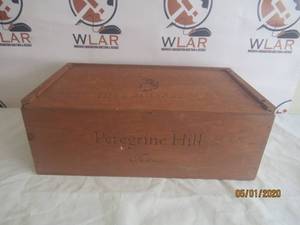 lot 8 image: PEREGRINE HILL TEXAS WOODEN WINE STORAGE BOX&nbsp22 L X 8 H&nbsp
