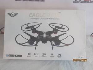 lot 21 image: EAGLE 3 PRO QUADCOPTER DRONE WITH WI-FI CAMERA&nbsp DRW328B
