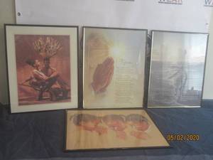 lot 111 image: TOTAL OF 4 FRAMED WALL PRINTS&nbsp&nbsp