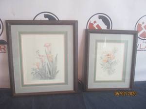 lot 115 image: TOTAL OF 2 MARY BERTRAND WATERCOLOR FRAMED WALL ARTS&nbsp SIGNED &amp NUMBERED- 9222900- 960 2900