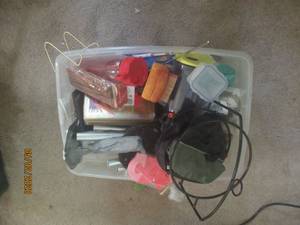 lot 167 image: MISC HOME GOODS&nbsp LOT&nbsp-TOTE INCLUDED