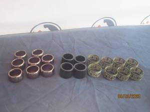 lot 216 image: TOTAL OF 20 NAPKIN RINGS&nbsp-3 SET&nbsp