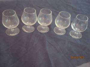 lot 243 image: TOTAL OF 5&nbsp GRAND MARINER GLASSES