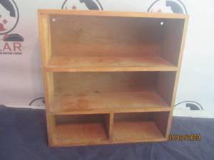 lot 310 image: 4&nbsp TIER 5 SECTION&nbsp WOOD WALL SHELF&nbsp17 H X 16 L&nbsp