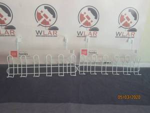 lot 311 image: TOTAL OF 2&nbsp NEW EASY HOME OVER THE DOOR HOOKS&nbsp