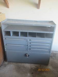 lot 187 image: 6 DRAWER METAL TOOL STORAGE&nbsp&nbsp- 37 12 L X 12 X 36 H&nbsp