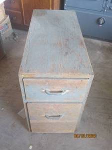 lot 188 image: 2 DRAWER WOOD CABINET&nbsp&nbsp28 12&nbsp L X 13W X 22H