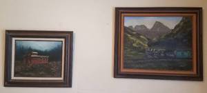 lot 40 image: SET OF 2 LINDA PHILLIPS PAINTINGS