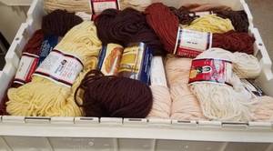 lot 95 image: LOT OF ASSORTED YARN
