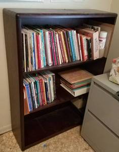 lot 109 image: WOODEN BOOKCASE