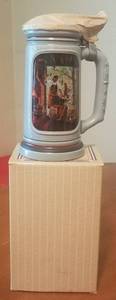 lot 154 image: VINTAGE AVON THE BUILDING OF AMERICA CERAMIC STEIN (NEW IN BOX)