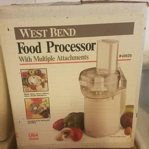 lot 164 image: WEST BEND FOOD PROCESSOR