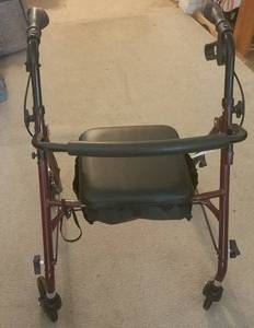 lot 213 image: WALKER WITH SEAT