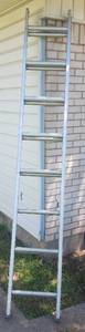 lot 231 image: KELLER 16 FOOT ALUMINUM 3100 SERIES EXTENSION LADDER MODEL 3116