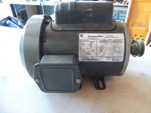 lot 425 image: GE commercial motor  1HP By Regal Beloit