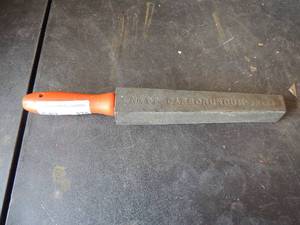 lot 376 image: Carburundum brand  Pumice Knife Sharpener Tool No. 57
