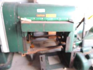 lot 350 image: POWERMATIC HOUDAILLE Planer  model# 160 Serial # 8060121 comes with all parts, 220230VOLT  APPROX SIZE - 60 X 48 X 60  DUE TO WEIGHT IS IN 2 MAJOR PIECES, MOTOR SEPARATE, HAS MANUALS   WORKFORCE ROLLER