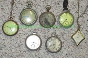 lot 369 image: Assorted vintage pocket watches including Elgin, Princeton & others various conditions as shown