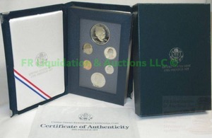 lot 212 image: Eisenhower 1990 centennial prestige coin set with COA