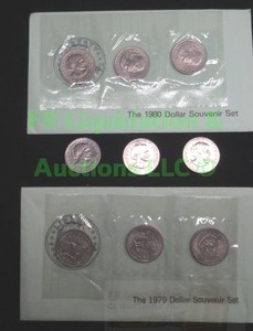 lot 223 image: Susan B Anthony dollar souvenier sets