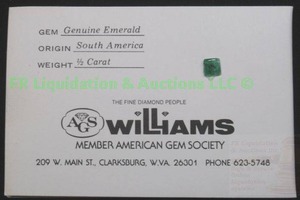 lot 209 image: 12 Carat Emerald with COA from American Gem Society