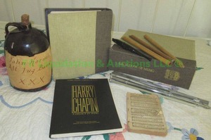 lot 21 image: Vintage Music jug, flutes and more