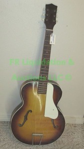 lot 82 image: Harmony for Sears Roebuck model 319.12401001 acoustic guitar, no strings